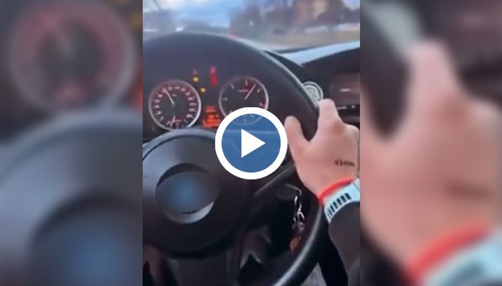 Шофьорът се е похвалил със скоростта си в социалните мрежи