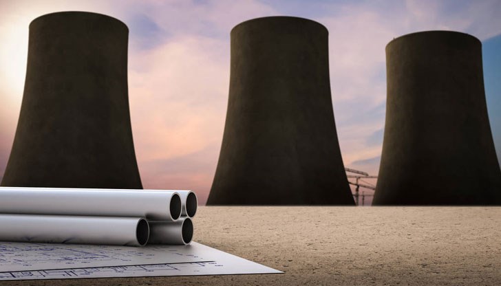 Изляха бетонните основи на 10-мегаватория реактор Изляха бетонните основи на 10-мегаватория реактор