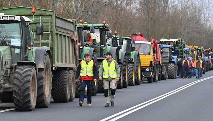 3000 трактора са вземали участие в днешните протести