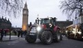 Фермери във Великобритания протестираха с трактори пред парламента