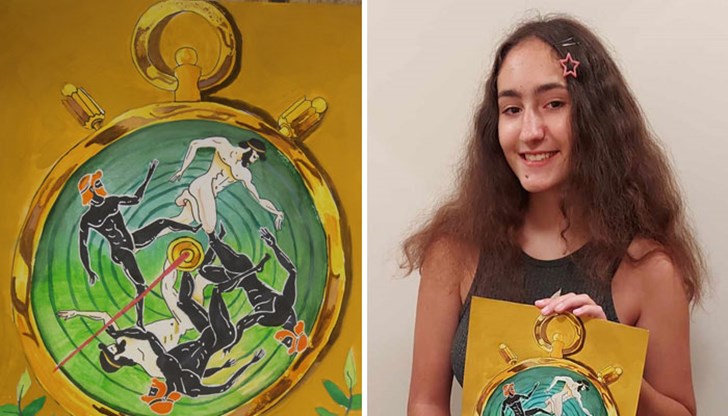 13-годишната Пламена Захариева получи почетен медал и сертификат