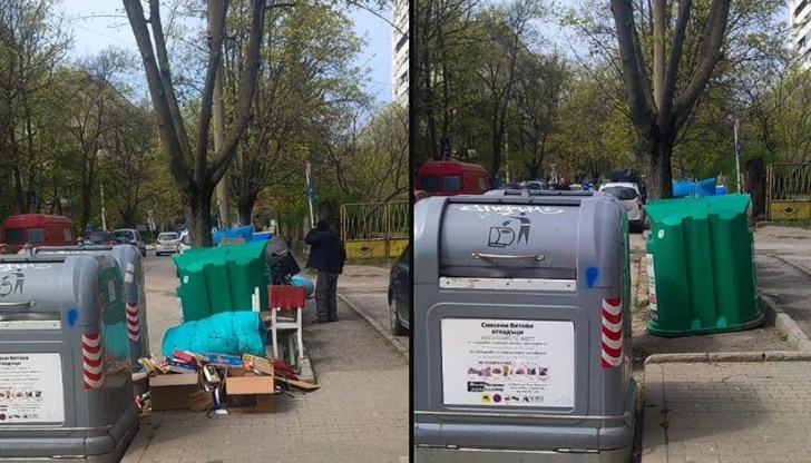 Ненужни вещи и отпадъци могат да бъдат оставяни в дните на кампанията до контейнерите за смет