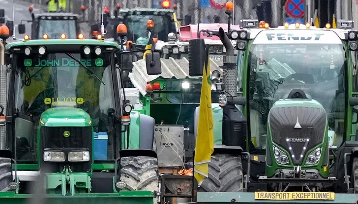 Протестът им съвпада със заседанието на министрите на земеделието