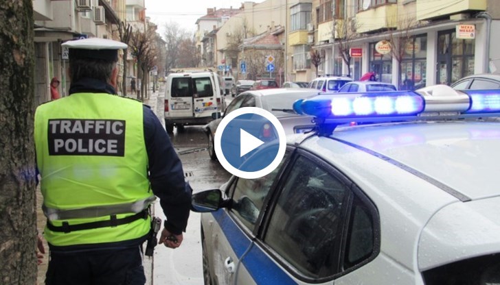 Стълба пада върху пострадалия по време на катастрофа на улица “Хан Крум“