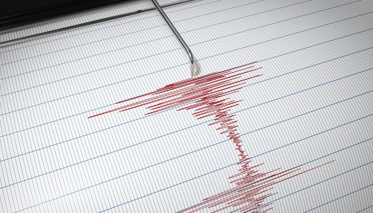 Трусът е отчетен в 13.22 часа