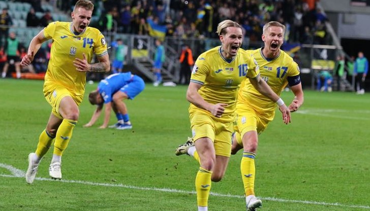 Володимир Зеленски поздрави украинския национален отбор по футбол за класирането на Евро 2024