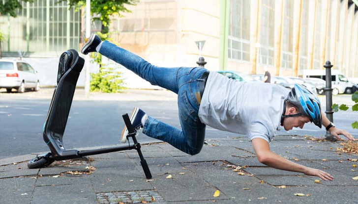 Мъжът се е блъснал в метално колче /снимката е илюстративна/