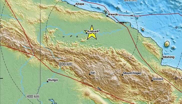 Трусът е регистриран в 20:22 часа