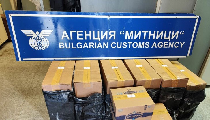 Контрабандните стоки са били укрити сред хранителни продукти в камион