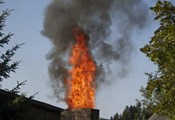 Пожар в комин на къща в село Дряновец