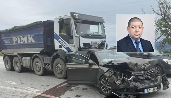 Благодаря на Господ - Бог и на Божията майка, че ме запазиха жив и здрав от тежкото пътнотранспортно произшествие, в което попаднахме днес с шофьора ми!