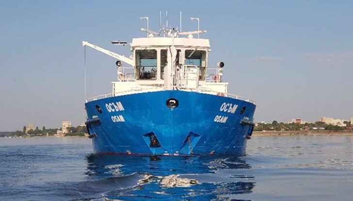Плавателният съд "Осъм" е построен във Варна