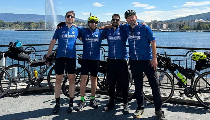 Велиян, Мартин, Никола и Васил потеглиха на своето традиционно велопътешествие