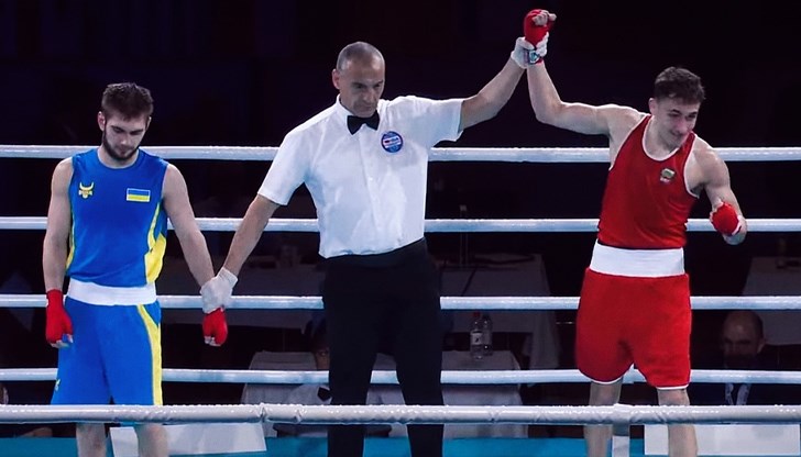 Състезателят от БК "Локомотив" - Русе изигра страхотен двубой и се наложи над Богдан Челдик от Украйна Състезателят от БК "Локомотив" - Русе изигра страхотен двубой и се наложи над Богдан Челдик от Украйна