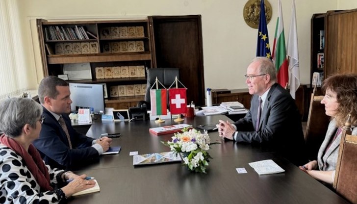 Това заяви кметът на среща с посланика на Швейцария у нас Това заяви кметът на среща с посланика на Швейцария у нас