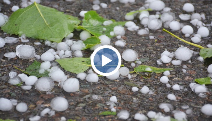 Топлото време откри по-рано сезона на градушките