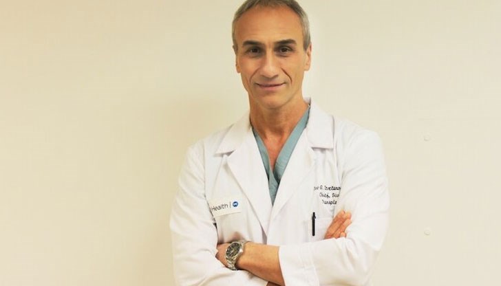 Проф. д-р Иво Цветанов е началник на клиника по трансплантации в Университетската болница в Чикаго