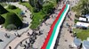 Стотици ученици шестваха с 60-метров трибагреник в Русе