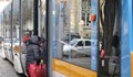 Бурята блокира трамваите в София