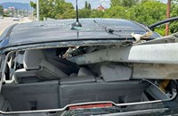 Шофьор оцеля по чудо след тежка катастрофа в София