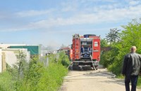 Пожарът в Русе е станал на фирмена площадка за съхранение на химикали