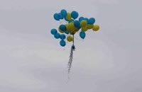 Балони с цветовете на знамето на ЕС полетяха в небето над Русе