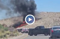 Американски военен самолет се разби и изгоря в Ню Мексико