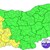 Обявиха жълт код за обилни валежи в осем области утре