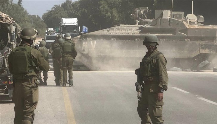 Израелските сили нанасят удари в източната част на града