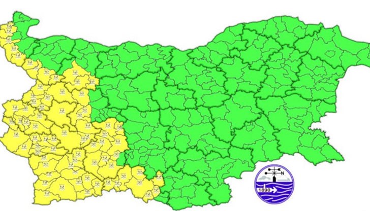 Максималните температури ще са между 22° и 27°
