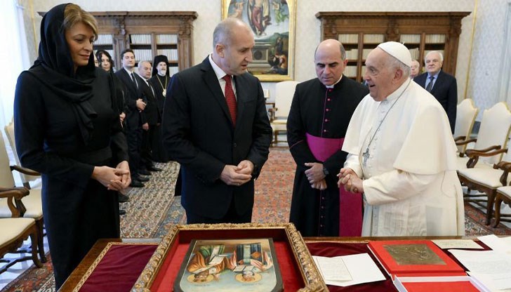 Румен Радев беше приет от главата на Римокатолическата църква по повод 24 май