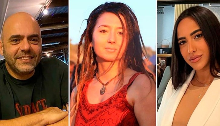 Тримата заложници, чиито тела вчера бяха репатрирани от Газа от израелски военни - от ляво надясно: Ицхак Гелерентер, Шани Лук, Амит Бускила