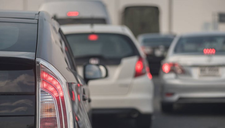 Задръстването е огромно