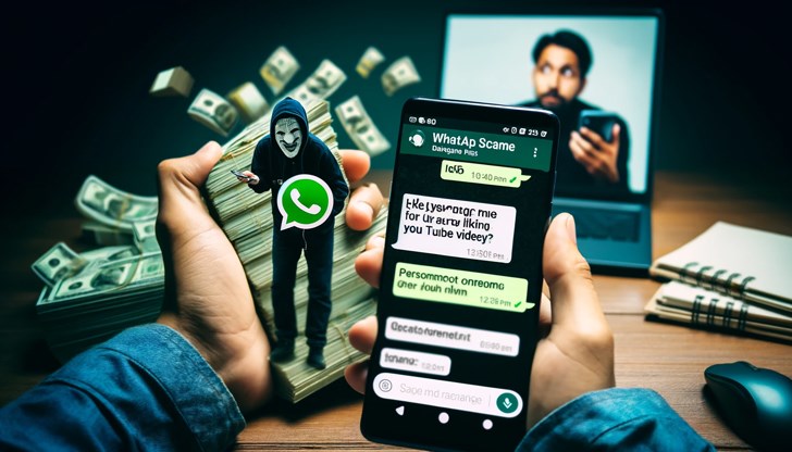 Нова измама в приложението WhatsApp с фалшиви предложения за лесни пари Нова измама в приложението WhatsApp с фалшиви предложения за лесни пари