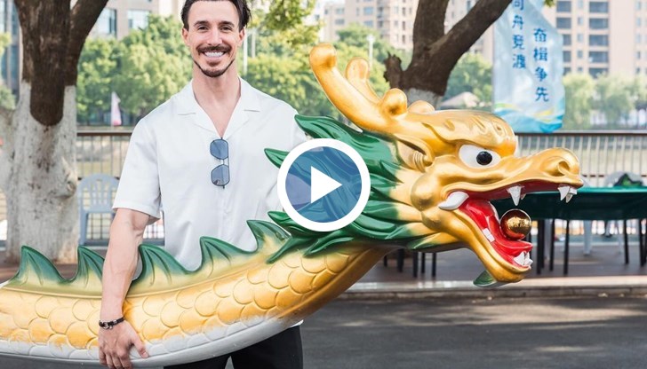 Звездата от първия сезон на "Ергенът" взе престижен сертификат за драконови лодки от Китай