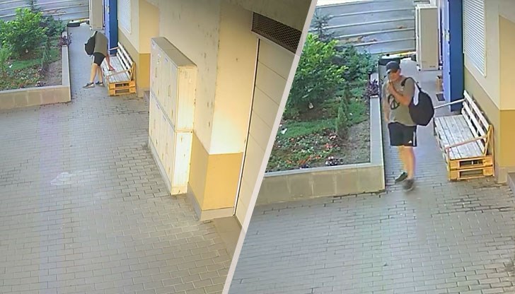 Това, което взема мъжът от пейката, е телефонът на дъщеря ми, пише г-жа Янкова