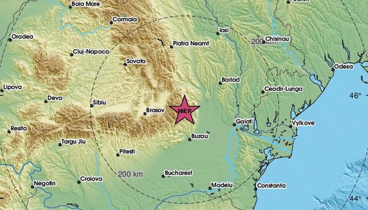 Трусът е с епицентър на 3 километра от Нерею