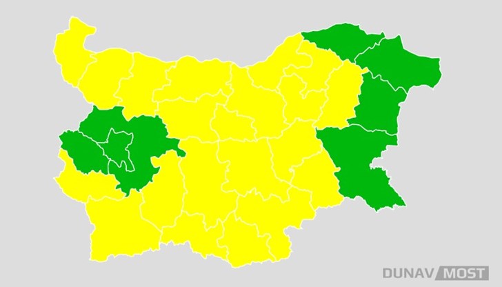 Предупреждението е за значителни горещини Предупреждението е за значителни горещини