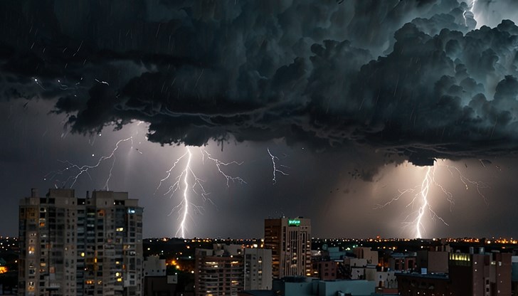 Силни гръмотевици и поройни валежи изненадаха жителите на трите града Силни гръмотевици и поройни валежи изненадаха жителите на трите града