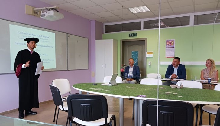 Д-р Рашид Алнуайми е първият докторант на Емирството в България