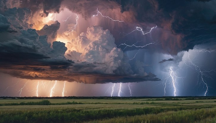 Очаква ни драматична промяна във времето, с опасност от валежи и градушки Очаква ни драматична промяна във времето, с опасност от валежи и градушки