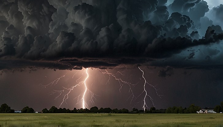 НИМХ предупреждава за значителни валежи и гръмотевични бури в повечето области НИМХ предупреждава за значителни валежи и гръмотевични бури в повечето области