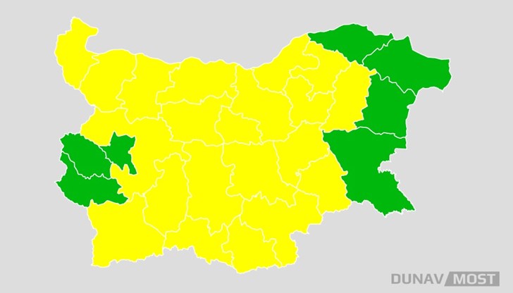 Горещините ще обхванат по-голямата част от страната Горещините ще обхванат по-голямата част от страната
