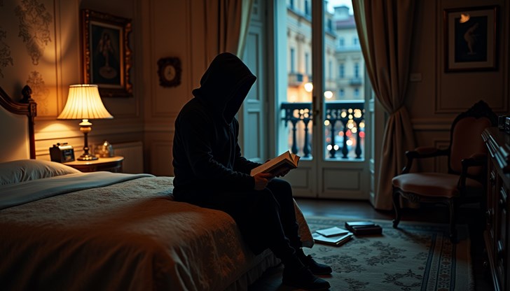 Авторът на книгата му предлага копие, за да завърши четенето си Авторът на книгата му предлага копие, за да завърши четенето си