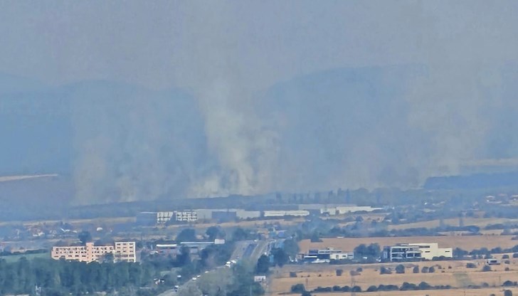 Огънят се разрази във вилната зона "Побит камък" Огънят се разрази във вилната зона "Побит камък"