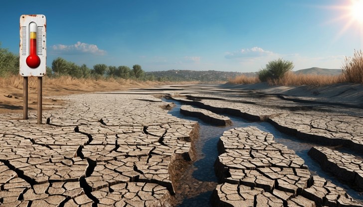 Температурите достигнаха рекордни нива, а речните нива спаднаха значително Температурите достигнаха рекордни нива, а речните нива спаднаха значително