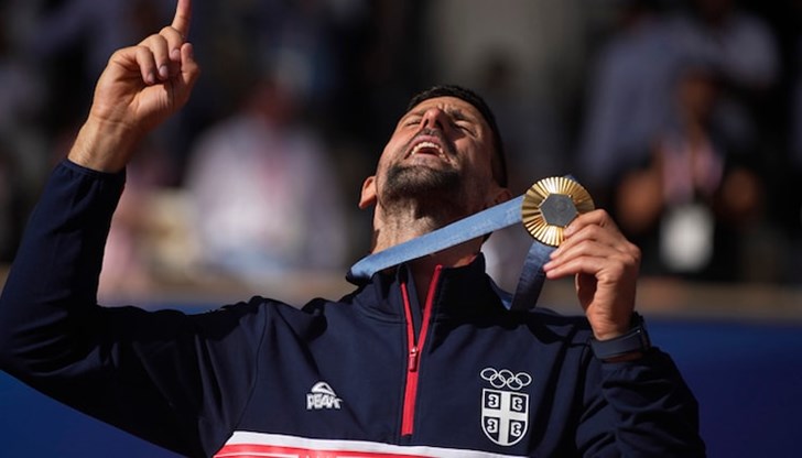 Новак Джокович стана олимпийски шампион на 37 години Новак Джокович стана олимпийски шампион на 37 години