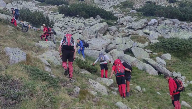 В акцията са се включили 12 планински спасители и двама стажанти
