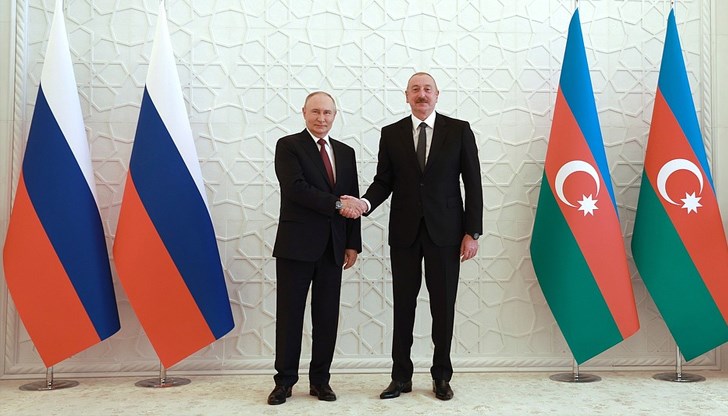 Владимир Путин и Илхам Алиев се срещнаха в Баку Владимир Путин и Илхам Алиев се срещнаха в Баку
