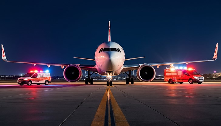 Самолетът e кацнал аварийно в Германия Самолетът e кацнал аварийно в Германия